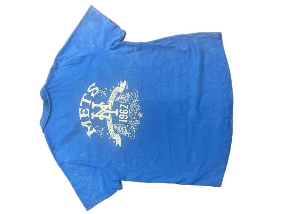 New York Mets Darius Rucker Collection by Fanatics Royal Blue Denim Button-Up Sh - Picture 11 of 13